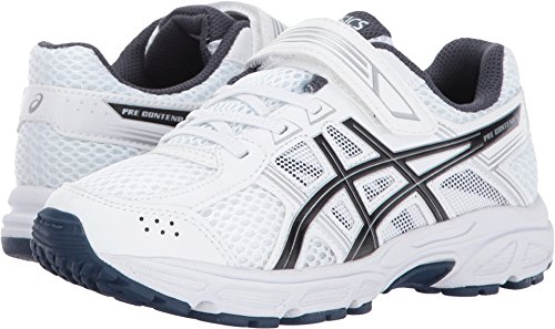 ASICS Kids  Baby Boy's GEL-Contend 4 PS (Toddler/Little Kid) White/Black/Insignia Blue Athletic Shoe