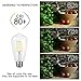 Antique LED Bulb, 4W (40W Equivalent) ST58 Vintage Edison Light Bulb LED Lighting, 470 Lumen Daylight White 5000K E26 Base, Pack of 6