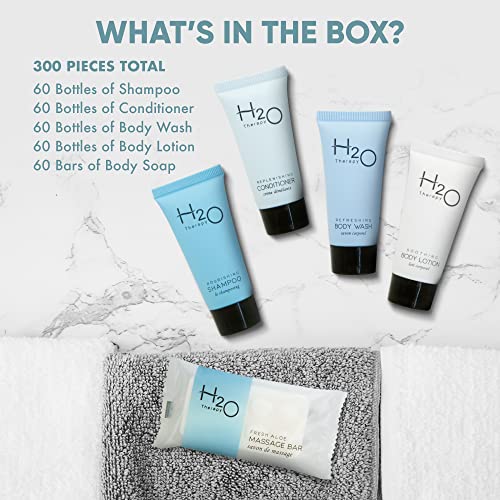 H2O Therapy Hotel Soaps and Toiletries Bulk Set AllInKit