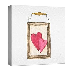 Canvas Wall Art for Living Room,Bedroom Home Artwork Paintings Cute Night-Light Ready to Hang - 12x12 inches