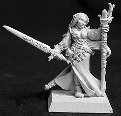 Reaper Miniatures Lysette, Elven Mage #14022 Elves Unpainted RPG D&D Mini Figure