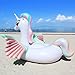 Geekper Giant Inflatable Unicorn Pool Float, 94.5 X 86.6 X 49.2 in Floats for Adults Kids Outdoor Vacation Beach Loungers Lake Ride-ons River Raft