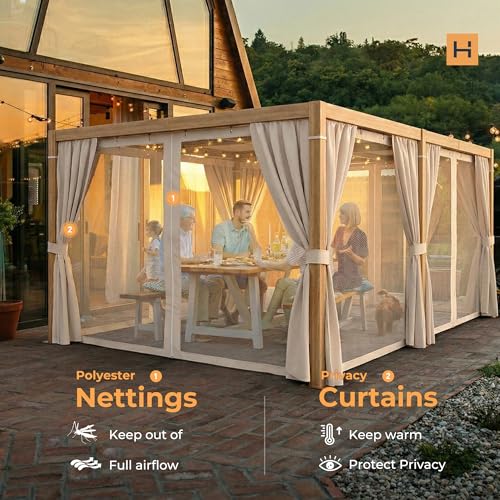 HAPPATIO Louvered Pergola 10' x 20' Review: Adjustable Aluminum Outdoor Shelter image 23