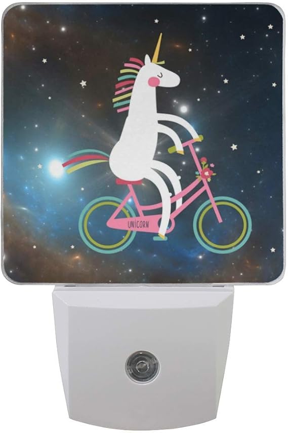 Unicornio en bicicleta Espacio exterior Nebulosa de la galaxia Universo