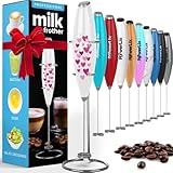 PowerLix Milk Frother Handheld Battery Operated