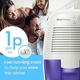Pro Breeze 500ml Premium Dehumidifier 250ml/Day 15-30C 2200ft³ White view 10