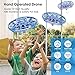 Hand Operated Drones for Kids or Adults, 2020 Upgraded Flying Toy Mini Drone Helicopter with 360° Rotating and LED Lights, Hand Controlled Flying Ball Drone Toys for Boys or Girls (Blue)