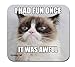 Handstands Deluxe Grumpy Cat Mouse Mat