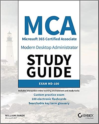  Mca Modern Desktop Administrator Study Guide Exam Md 100 Ebook Panek William Books