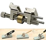 LepoHome Stainless Steel Honing Guide with Brass Roller for Wood Chisel Fixed Angle Knife Sharpener Planer Blade Sharpening(Clamping Width Range 0.2''-3.2'')