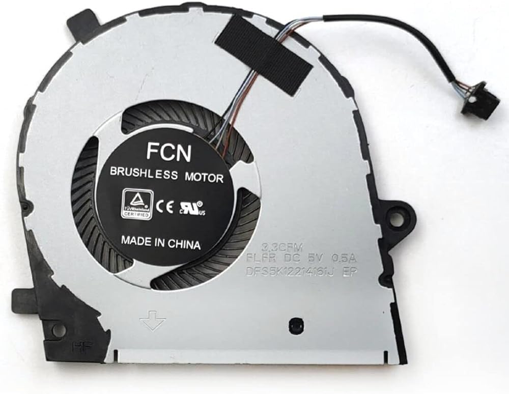 Fleshy Leaf CPU Cooling Fan for DELL Vostro 5391 5390 Inspiron 7391 Latitude