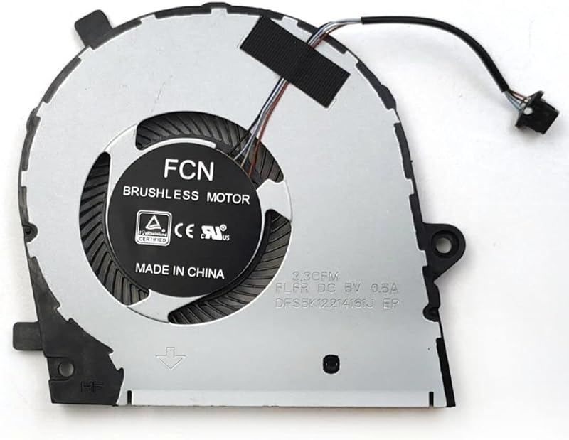 Fleshy Leaf CPU Cooling Fan for DELL Vostro 5391 5390 Inspiron 7391 Latitude