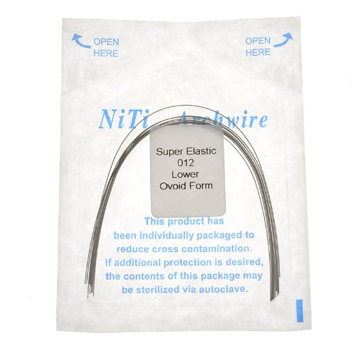 AZDENTÂ® Dental Orthodontic Super Elastic Niti Round Arch Wire 012 Lower