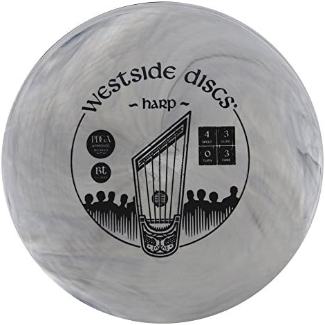 Westside Discs BT Medium Harp Putter Disc Golf - Reliable Approach Disc - Colors May Vary - 173-176 Grams