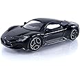 BBR MC20 Nero Enigma Black 1/64 Diecast Model Car Models BBRDIE6402