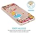 JAHOLAN iPhone 7 Plus Case, iPhone 8 Plus Case Amusing Whimsical Design Clear TPU Soft Case Rubber Silicone Skin Cover for iPhone 7 Plus iPhone 8 Plus - Wonderland