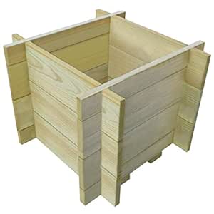 Decolla - Jardinera de Madera de Pino, 40 cm: Amazon.es: Hogar