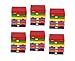 Jacobs Ladder - Pack Of 6 Classic Colorful Wooden Toy Ladders