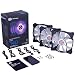 Cooler Master MasterFan Pro 140 Air Flow RGB- 140mm High Air Flow RGB Case Fan, 3 In 1 with RGB LED Controller, Computer Cases CPU Coolers and Radiators (MFY-F4DC-083PC-R1)