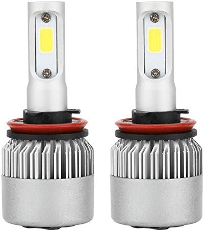 LED Headlight Bulbs H11 H8 H9 60W 6000LM 6000K Kit Conversion Plug N Play IP68 9-36V 2 Years Warranty