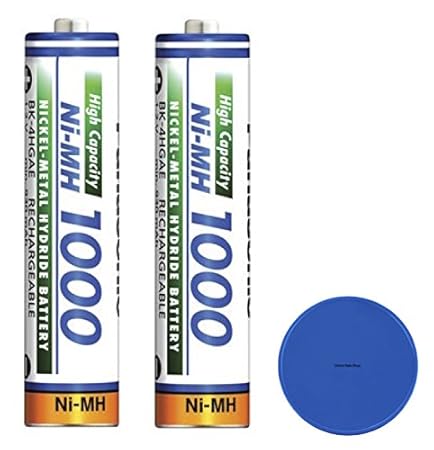 2X Panasonic AAA Akku 1000mAh wiederaufladbare Batterie für Siemens Gigaset Telefon A415A A400A A420A Duo A510A8 A510 C100 C1