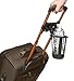 Freehand Luggage Travel Cup Holder – Self Leveling Hands Free Drink Caddy – Fits Roll On Suitcase Handles - Holds 8 – 24 Ounce Coffee Cups or Up To 1 Liter Water Bottles …