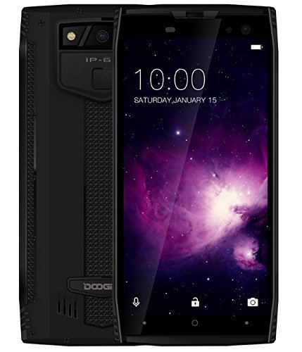 DOOGEE S50-5,7 pollici (rapporto 18: 9) Smartphone IP68 impermeabile, Octa-Core da 2,5 GHz da 6 GB + 64 GB, quattro…