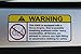 Saab Warning Turbocharger, Warning decal, sticker