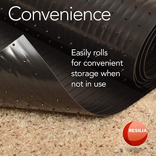 image for Resilia Heavy-Duty Carpet Protection Mat with Grippers-for Exercise Eq