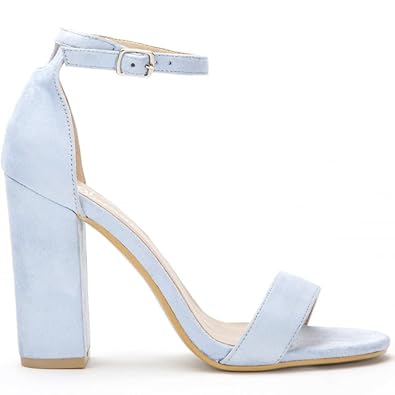 baby blue strappy sandals