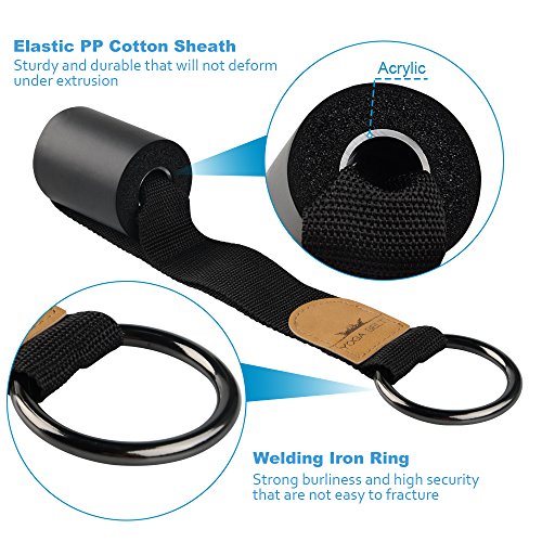 Soumit Multi-loop Stretching Strap, Durable Cotton Yoga Stretching Band Belt, Improving Flexibility Against Slippery Injury for Ballet Muscle Therapy and Other Physical Exercise
