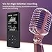 MYMAHDI 8GB MP3 Music Player 1.8 Inch Screen 70h Lossless Sound, Support up to 128GB Black