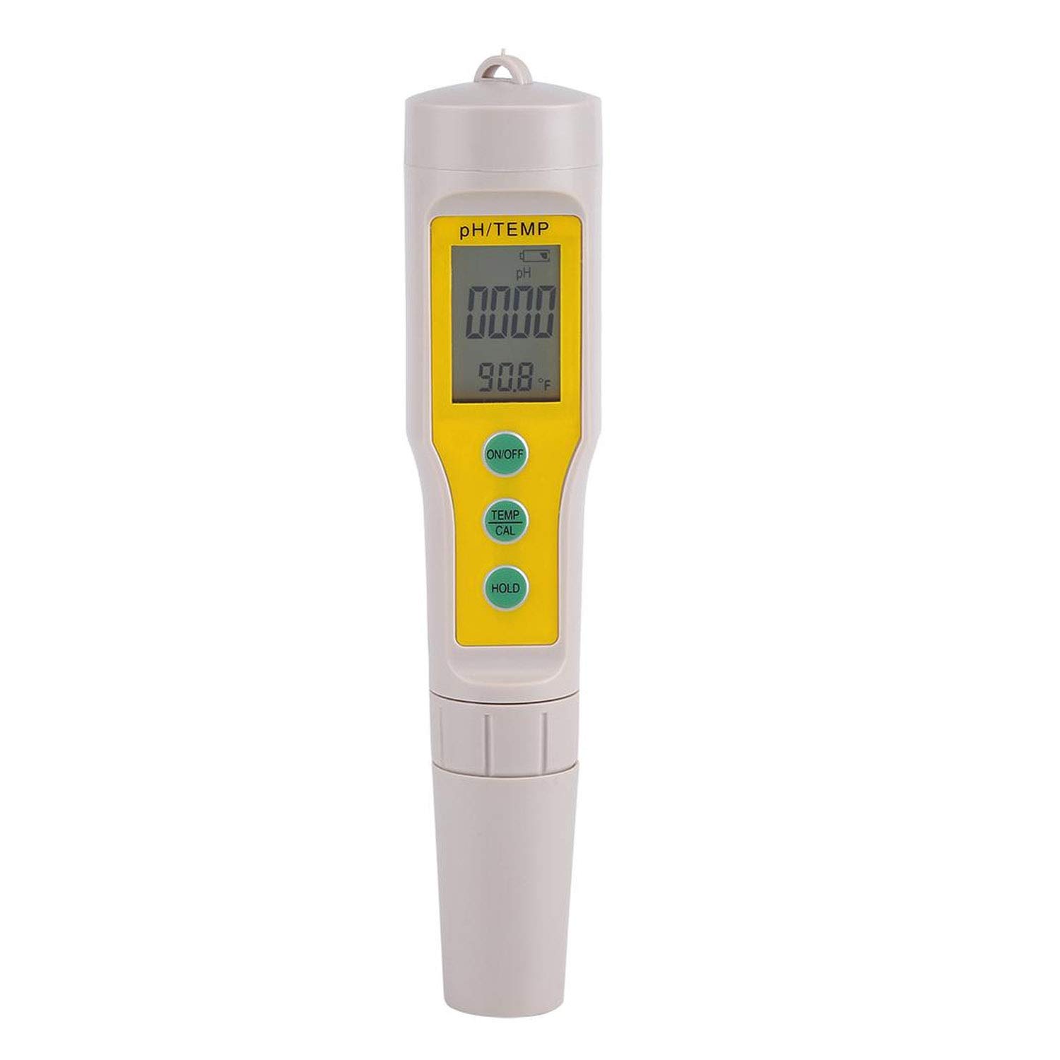 Yosoo Ph/Ec/Temp Meter Professional 3 In 1 Portable High Accuracy Handheld Pen Testing Water Pen Quality Tester Meter (Yellow)