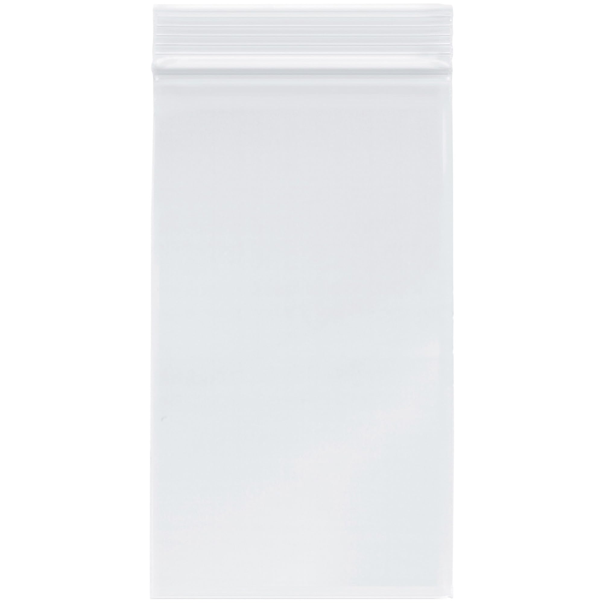 Plymor 4" x 7" (Pack of 200), 2 Mil Zipper Reclosable Plastic Bags