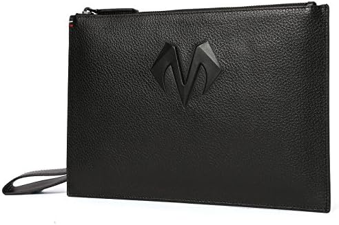 BABAMA Men & Women Leather Wristlet Wallet Unisex Camo Clutch Bag Zip Large Wristlets Handbag Designer Phone Purse