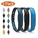 KingAcc Compatible Fitbit Flex 2 Bands, Soft Silicone Replacement Band for Fitbit Flex 2 with Metal Buckle Fitness Wristband Strap for Women Men