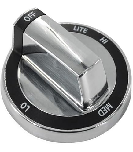 Genuine Whirlpool WPW10415451 Range Knob – Black, W10415451 (Replaces 2118720, AH3497662, EA3497662, PS349766)