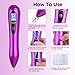 Skin Tag Remover Mole Removal Pen Professional 8 Strength Levels with LCD Display Adjustable Needles Portable at Home for Removing Skin Freckle, Nevus, Warts, Age Spot, Tag, Tattoo Pigmentation