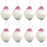 EXCEART 12pcs Gas Lantern Mantles Replacement for Outdoor Camping Lightweight Odorless Easy to Install Suitable for Propane and Kerosene Lamps for Hiking and Long-Term Use