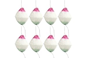 Homocono Double-Headed Kerosene Lamp Mantles 12 Pcs Assorted Color Lantern Mantles for Easy Installation and Outdoor Use