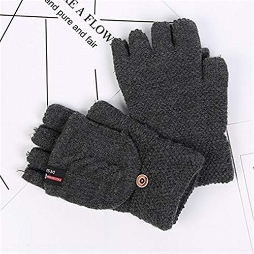 正規品送料無料 Knlang 色 100 品質保証 ホビー ハーフフィンガーグローブメンズフリップドレスグローブ模造カシミヤ屋外乗馬暖かい手袋 車 バイク 激安超特価 ドラッグストア B0817p9y34 新作製品 世界最高品質人気 暗灰色