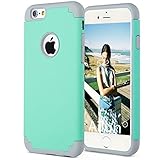 iPhone 6 plus Case,[5.5inch]by Ailun,Soft Interior Silicone Bumper&Hard Shell PC Back,Shock-Absorption&Skid-proof,Anti-Scratch Hybrid Dual-Layer Cover[Mint Green]