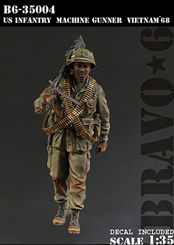 Bravo6 1:35 US Infantry Machine Gunner Vietnam '68 - Resin Figure #B6-35004