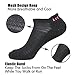 LITERRA Womens Ankle Socks 6-Pairs Athletic Running Sport Socks With Cushioned Sole
