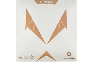 PPBIGU Loki RXTON 3 Table Tennis Rubber, Sticky Large Pores Cake Sponge, RXTON-3 Ping Pong Sponge Rubber, Medium Hardness, Max Thickness