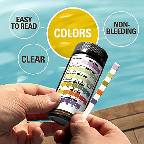 Spa and Hot Tub Test Strips 5 Way Chemical Testing Strip Kit Tester