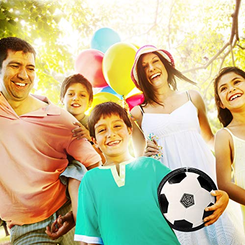 Hover Soccer Ball Kids Toys - TFS LED Air Soccer Set with 2 Goals and Inflatable Ball, Indoor Outdoor Sports Ball Time Killer Games, Best Gift for Boys Girls Age 3 4 5 6+ Years Old, Batteries Included