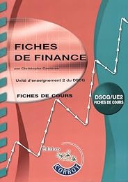 Fiches de finance