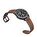 KARTICE Compatible with Samsung Galaxy Watch 3 45mm Bands Galaxy Watch 46mm Bands 22mm Leather Strap Replacement Buckle Band for Galaxy Gear S3 Frontier Classic Watch Band (Blue/Red)
