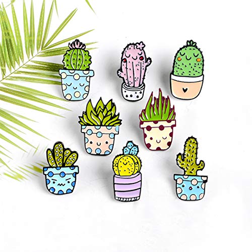 Cute Enamel Lapel Pins Set Cartoon Animal Plant Floral Fruits Foods Brooches Pin Badges for Clothing Bags Backpacks Jackets Hat DIY (Summer sun glass orange juice coco set of 6) - Thumbnail 6